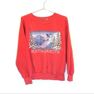 [vintage] SOUTH DAKOTA SWEATER  - - - Size: Med